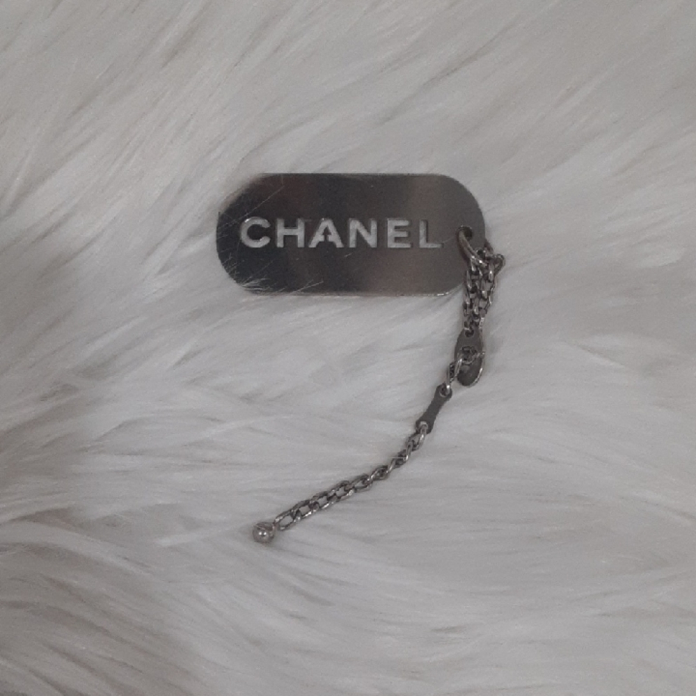 Chanel Silver Key Card Holder Accessory